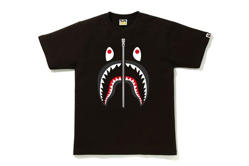 A Bathing Ape Shark Tee Shirt SS20 - Brown