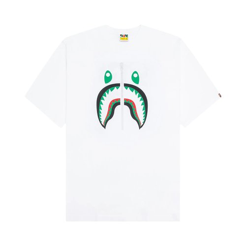 A Bathing Ape Shark Tee United Arab Emirates - White - 1K70-110-308