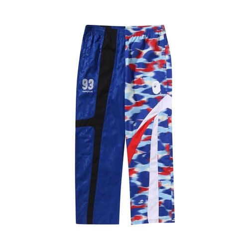 A Bathing Ape Split Relaxed Fit Track Pants - Blue - 1M30-152-311