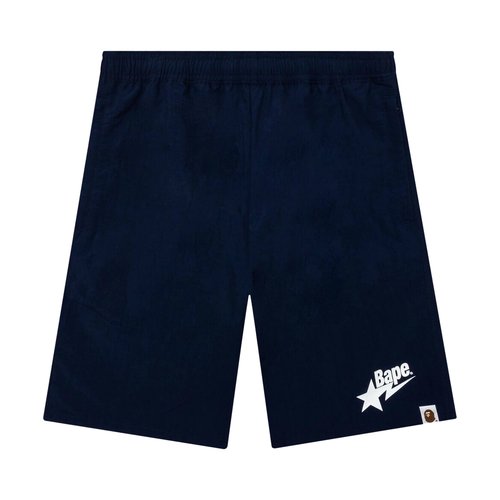 A Bathing Ape Sta Logo Beach Shorts - Burgundy - 1J30-153-024
