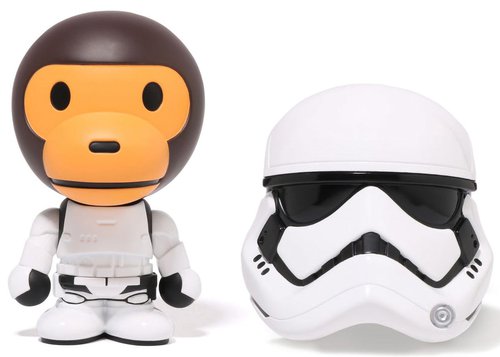 その他 A BATHING APE - star wars vcd A Bathing Ape Star Wars x Milo VCD Stormtrooper 'Black