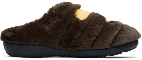 A Bathing Ape SUBU Edition Ape Head Puffer Slippers - Black - 001FWK801901M