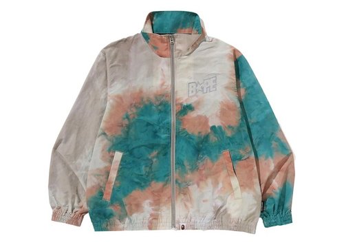 A Bathing Ape Tie Dye Track Jacket - Beige