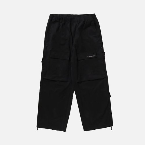 A Bathing Ape Used Relaxed Fit Cargo Pants - Black