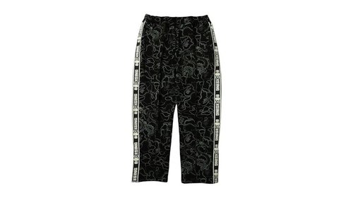A Bathing Ape x 88Rising Glow In The Dark Camo Track Pants - Black - 1L23-152-909