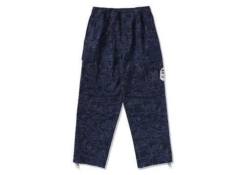A Bathing Ape x Alpha Industries 6Pocket Pants - Navy Blue