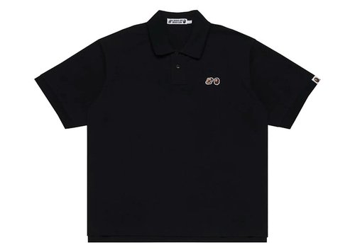 A Bathing Ape x Bored Ape Yacht Club Polo Shirt - Black