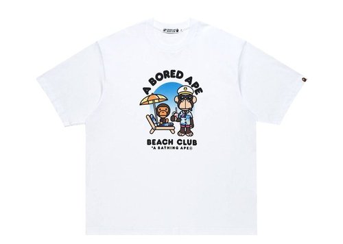 A Bathing Ape x Bored Ape Yacht Club Resort Tee Shirt - White