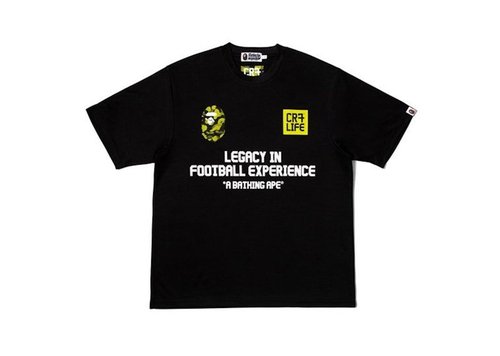 A Bathing Ape x CR7Life Ronaldo 7 T-Shirt - Black - 1L73-109-972