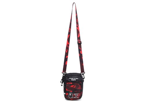 A Bathing Ape x Faze Clan Gadget Pouch - Red