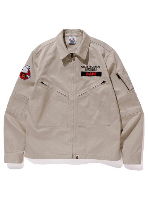 A Bathing Ape x Ghostbusters Milo Shirt - Beige