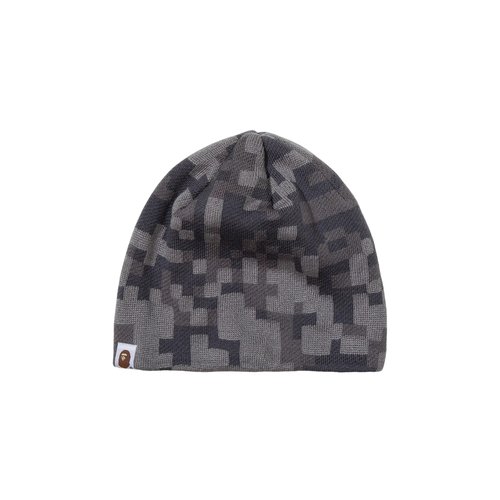 A Bathing Ape x Kazuki Kuraishi Pixelate Camo Beanie - 1L83181902CHARCOAL