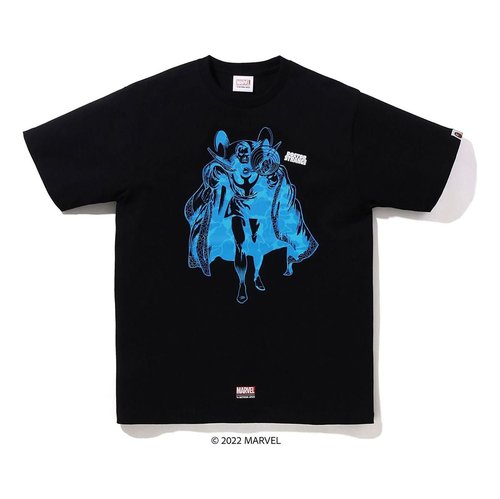 A Bathing Ape X MARVEL Dr. Strange T-Shirt - Black - 1I73-110-932