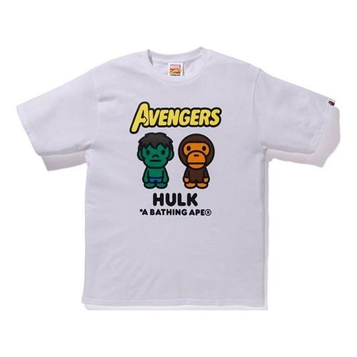 A Bathing Ape x Marvel Milo The Hulk T-Shirt - White - 2F23-110-907