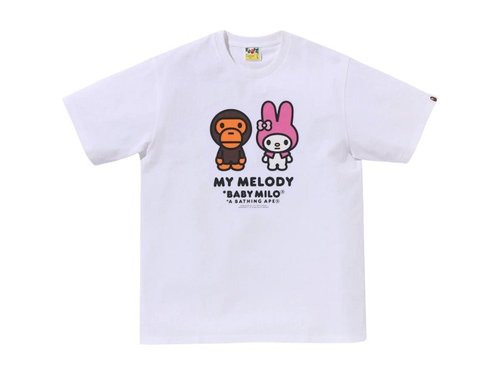 A Bathing Ape x My Melody Milo Tee Shirt - White