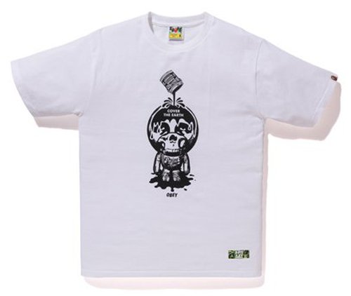A Bathing Ape x Obey Milo Tee Shirt - White