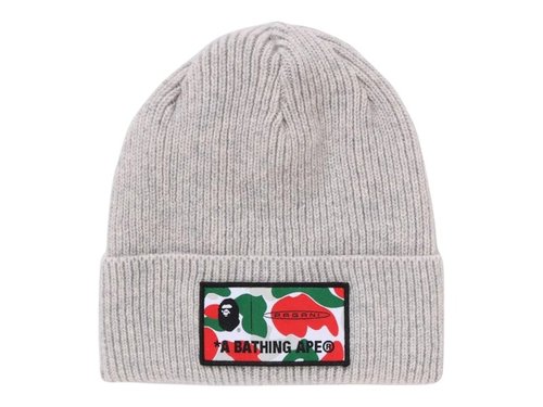 A Bathing Ape x Pagani Logo Beanie - Grey - 4580794034659
