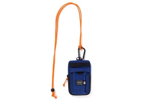 A Bathing Ape x Porter Mini Bag - Blue