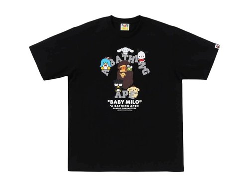 A Bathing Ape x Sanrio Characters Ginza Exclusive Tee Shirt - Black