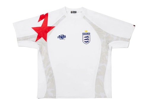 A Bathing Ape x Spotify x Central Cee Football Jersey - White - 4580794381753