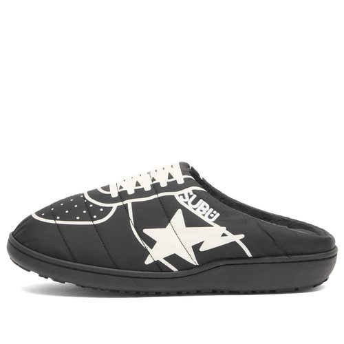 A Bathing Ape x Subu Puffer Sandals - Black - 001FWL831904C-BLK