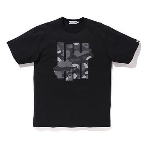 A Bathing Ape x Undefeated 5 Strikes T-Shirt - Black - BAPE-18FW-002