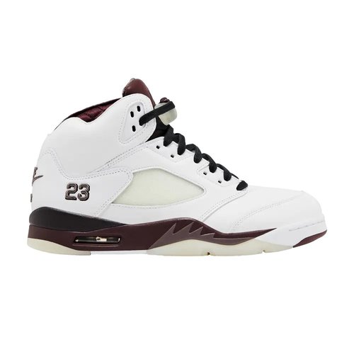 A Ma Maniére x Air Jordan 5 Retro OG - White/Violet Ore/Burgundy Crush - IB1528-100