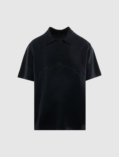 Air Jordan x A Ma Maniére Knit Polo - Black - IH2321-010