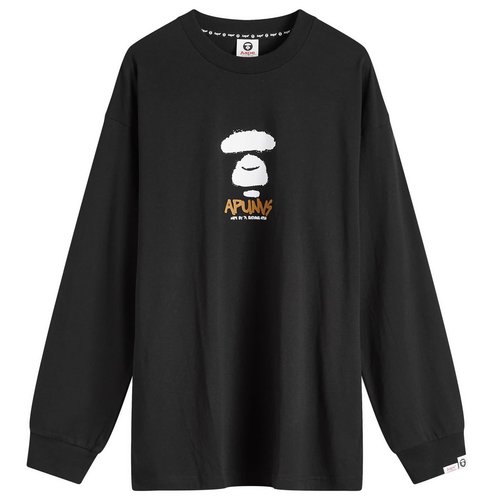 AAPE by A Bathing Ape Black Basic T-shirt - BKX Black - AAPLTM1560XXNBKX