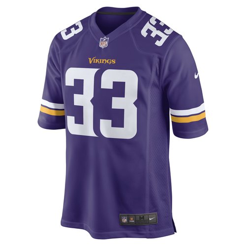 Aaron Jones Minnesota Vikings Nike NFL Game Football Jersey - Court Purple - 67NMMVGH9MF-EY7
