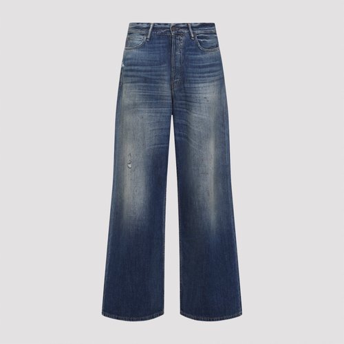 Acne Studios Blue 1981 Loose Fit Jeans - Mid Blue - C00114-863