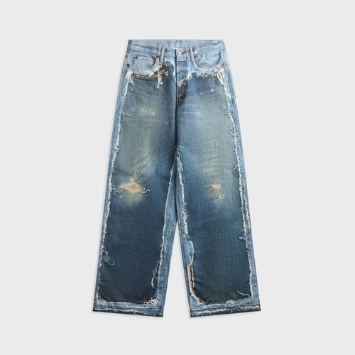 Acne Studios 1981 Trompe L'oeil Jeans - Mid Blue - NCK0140-AUZ