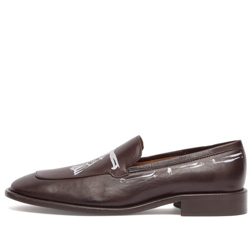 Acne Studios Bassel Loafers - Dark Brown - CD0022-ADM