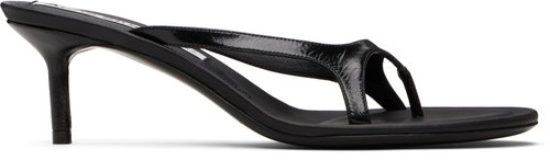 Acne Studios Beverly Kitten Lux Midsummer Heeled Sandals - Black - AD0810-900