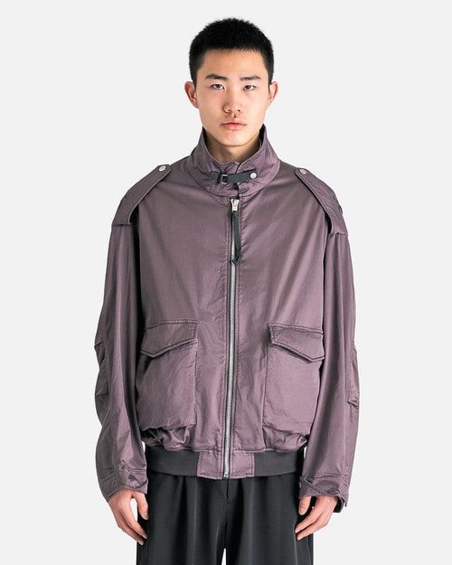 Acne Studios Ombreyo Fleece-Lined Cotton-Canvas Blouson Jacket