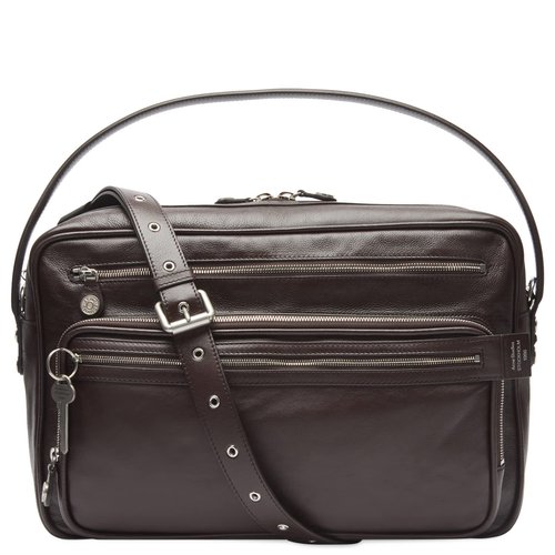 Acne Studios Camero Leather Bag - Chocolate Brown - C10235-ADN