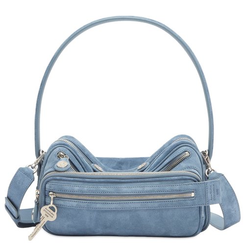 Acne Studios Camero Party Suede Bag - Denim Blue - C10284-822