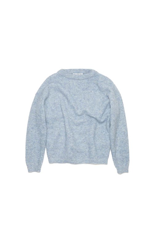 Acne Studios Crew Neck Jumper - Blue - FN-WN-KNIT000638 DENIM BLUE