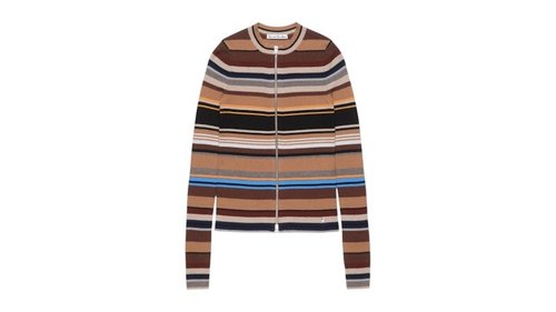 Acne Studios Crewneck Sweatshirt Cardigan - Brown - RW-WN-KNIT000009 MULTI BROWN