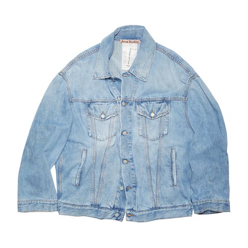 Acne Studios Cropped Denim Jacket - C90094 LIGH