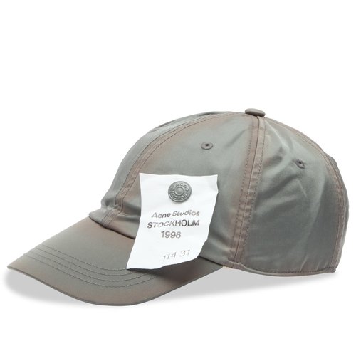 Acne Studios Cuddy Nylon Cap - Stone Grey - C40444-AA7