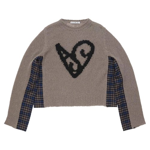 Acne Studios Deconstructed Jumper | Brown | Size L - A60540 TAUP