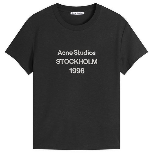 Acne Studios Etza 1996 Faded T-Shirt - Faded Black - CL0395-BM0