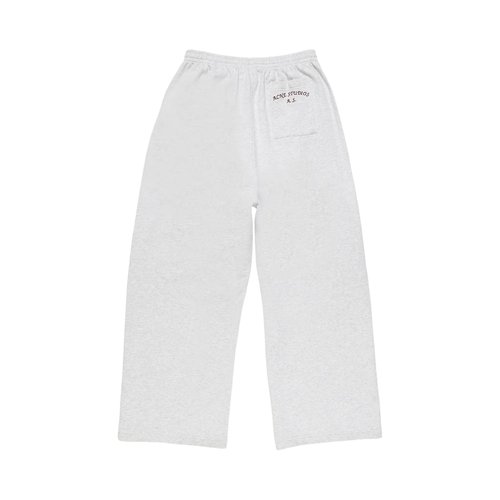 Acne Studios Fleece Logo Sweatpants - BK0750 GREY