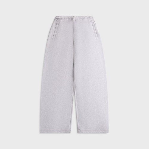 Acne Studios Fleece Logo Sweatpants - Pale Grey Melange - NBK0750-92H