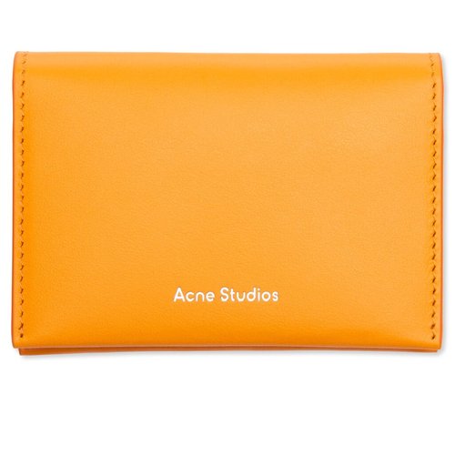 Acne Studios Folded Card Holder - Pumpkin Orange - CG0099-AC0