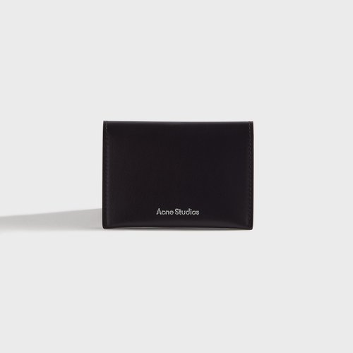 Acne Studios Folded Leather Wallet - Black - NCG0236-900