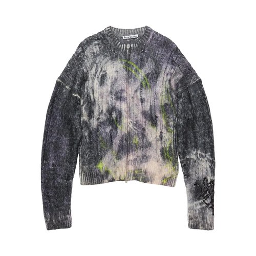 Acne Studios Graffiti Print Jacket | Size M - B60356 BLAC