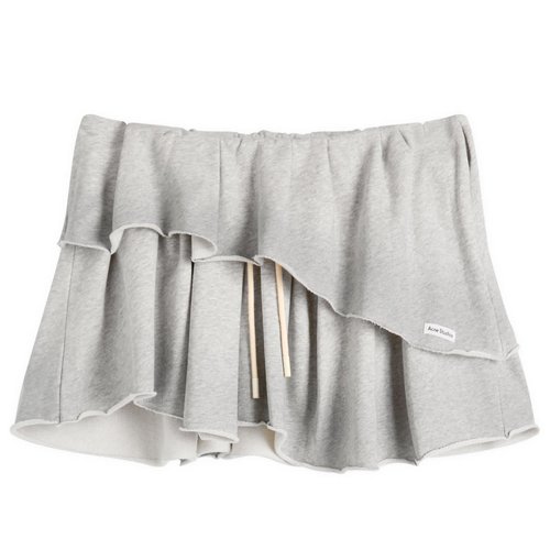Acne Studios Felpa Skirt - Grey Melange - AF0540-990