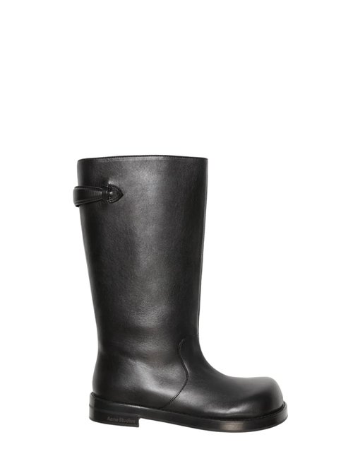 Acne Studios Half-leg Boot With Lace At The Back - AD0854SHOE001051900